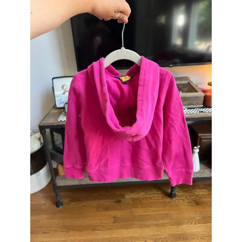 Ralph Lauren polo pink zip-up hoodie‎ size 5